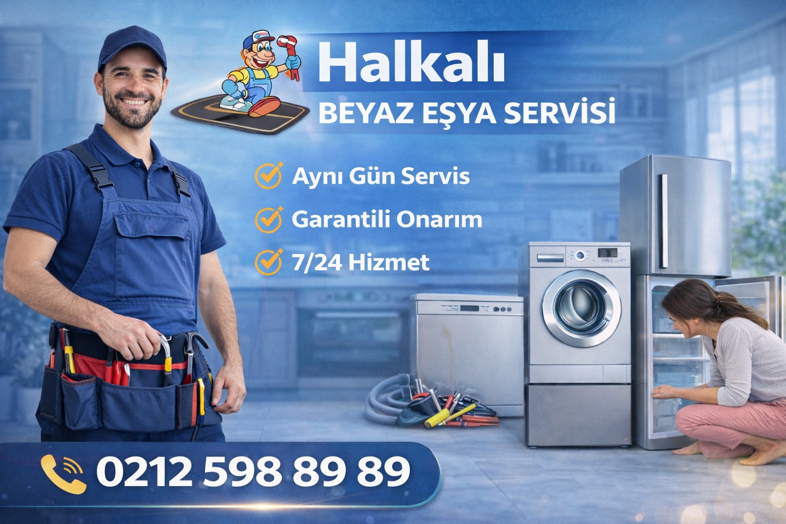 Halkalı Beyaz Eşya Servisi